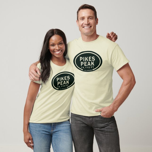 Pikes Peak 14,110 FT CO Mountain T-Shirt (Unisex)