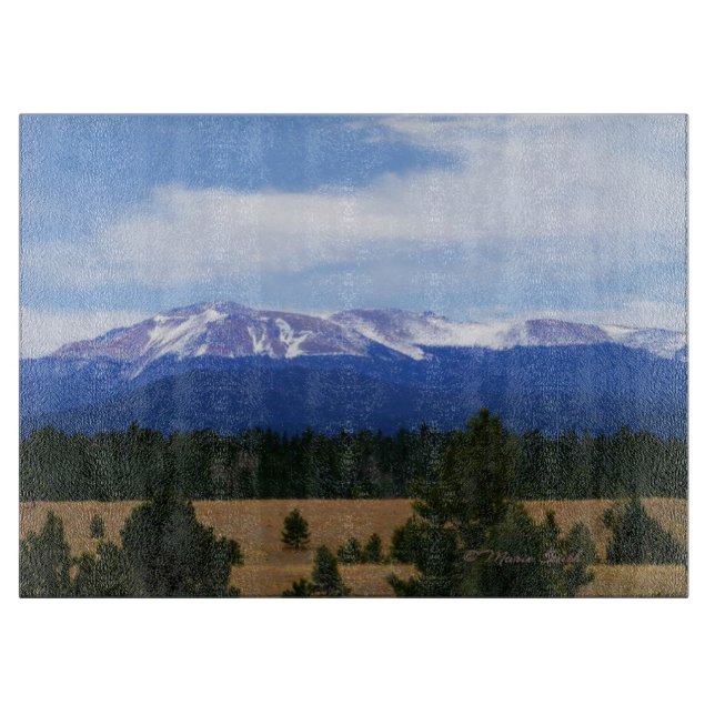 Pikes Peak 4 Cutting Board (Front)