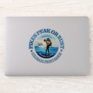 Pikes Peak (C) Sticker