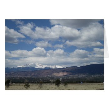 Pikes Peak Clouds Card by Rinchen365flower at Zazzle