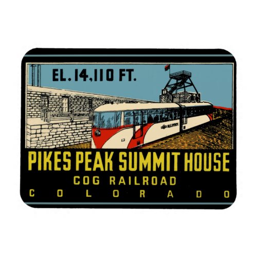 Pikes Peak Colorado Magnet