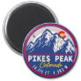 Pikes Peak Colorado Mountain Camping Souvenirs Magnet