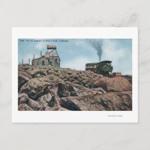 Pikes Peak, Colorado - On the Summit Postcard
