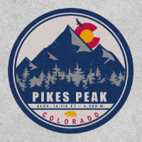 Pikes Peak Colorado Retro Sunset Souvenirs