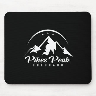 Pikes Peak Colorado Ski Resort Skiing Snowboarding Mouse Pad