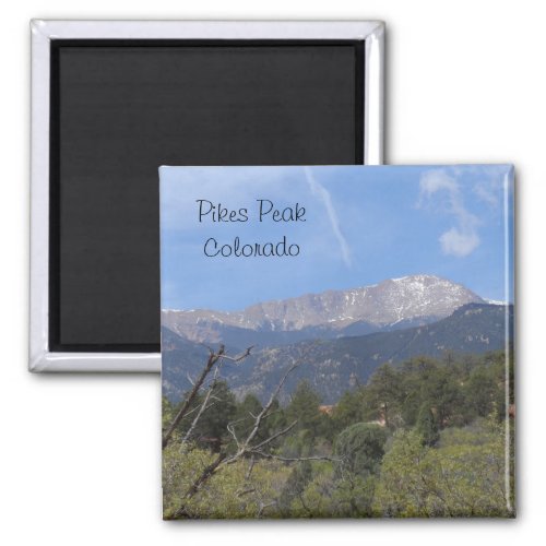 Pikes Peak_ Colorado Springs Magnet