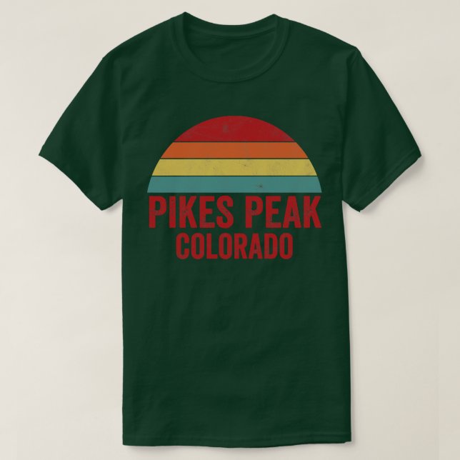 Pikes Peak Colorado T-Shirt (Design Front)