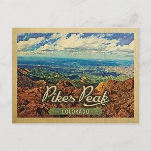 Details about  / Postcard CO Switchbacks Pikes Peak Auto Highway Vintage Colorado Springs