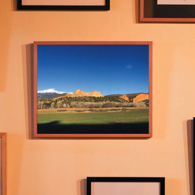 Pikes Peak & Garden Of The Gods At Sunrise Photo Print (Creator Uploaded)