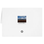 Pikes Peak in Spring Cards (Back Horizontal)