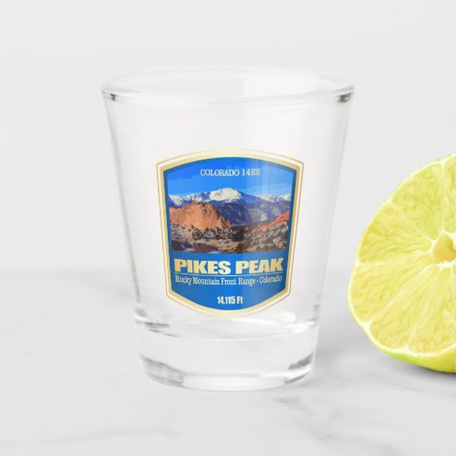 Pikes Peak PF Shot Glass