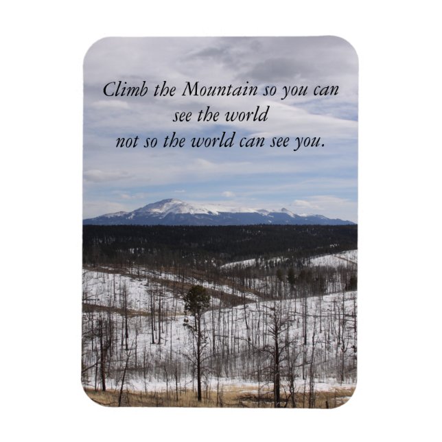 Pike's peak Photo Magnet (Vertical)