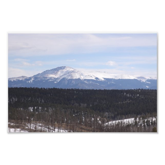 Pike's Peak Photo Print (Front)