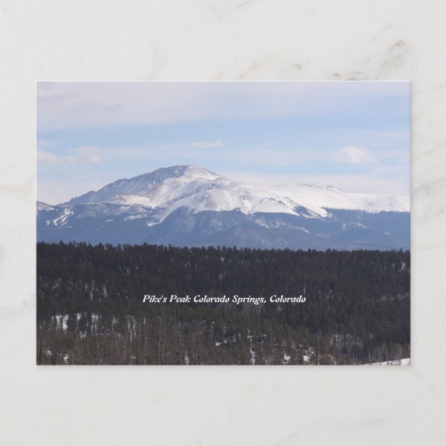 Pike's Peak Postcard (Front)