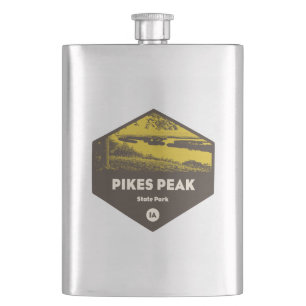 Pikes Peak State Park Iowa Flask