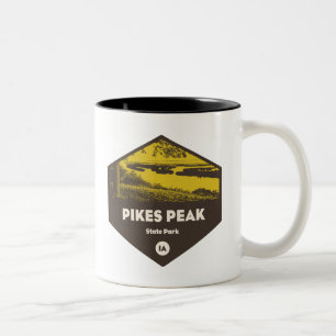 Pikes Peak State Park Iowa Two-Tone Coffee Mug