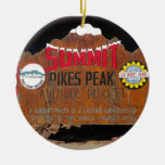 Pike&#39;s Peak Summit, Colorado Ceramic Ornament at Zazzle