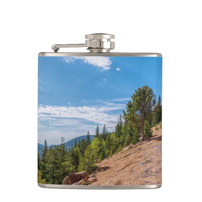 Pikes Peak Train Ride Flask (Front)