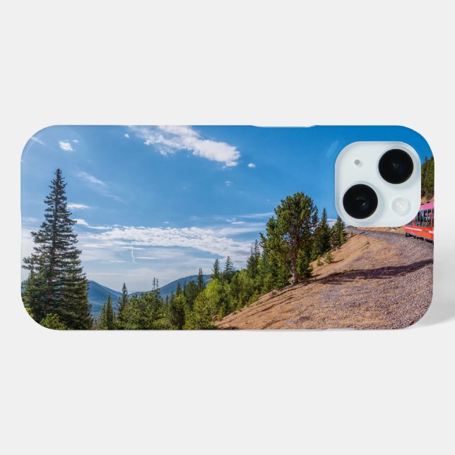 Pikes Peak Train Ride iPhone Case (Back (Horizontal))
