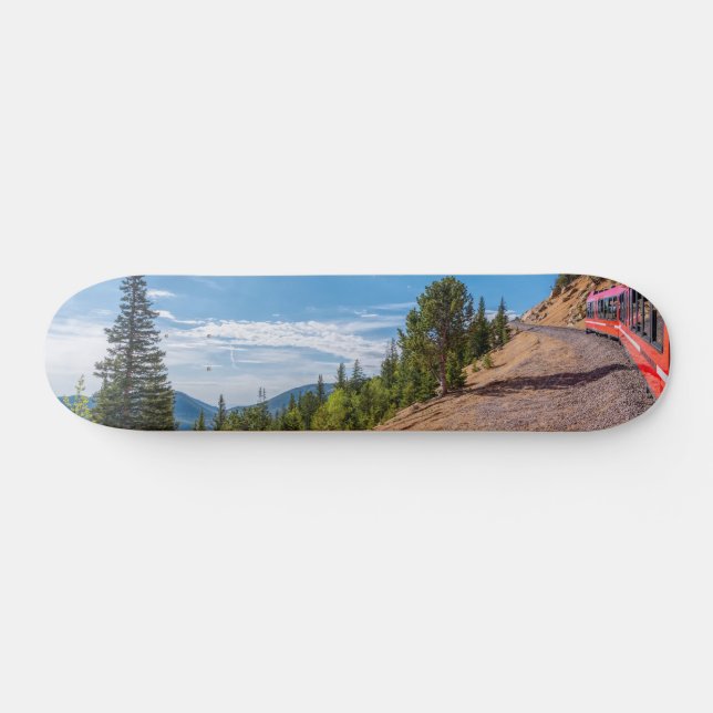Pikes Peak Train Ride Skateboard (Horz)