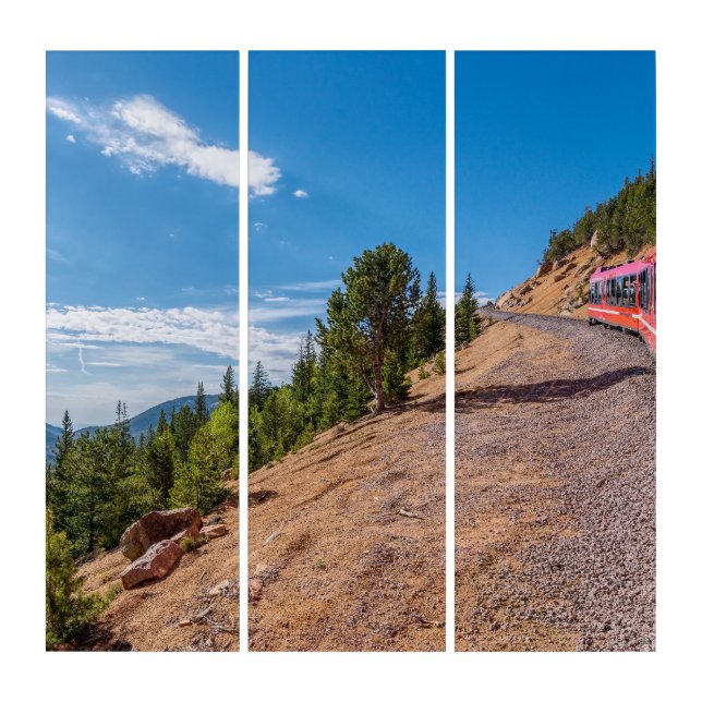 Pikes Peak Train Ride Wall Art Set (Front)