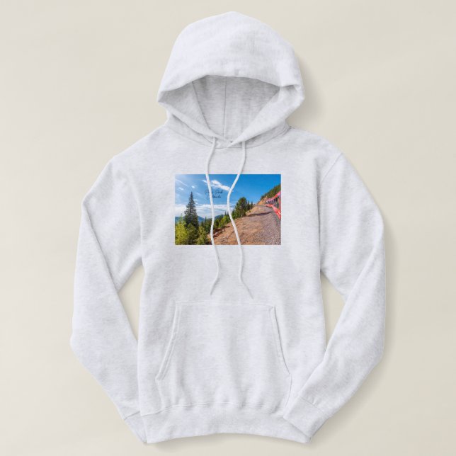 Pikes Peak Train Ride Women's Hoodie (Design Front)