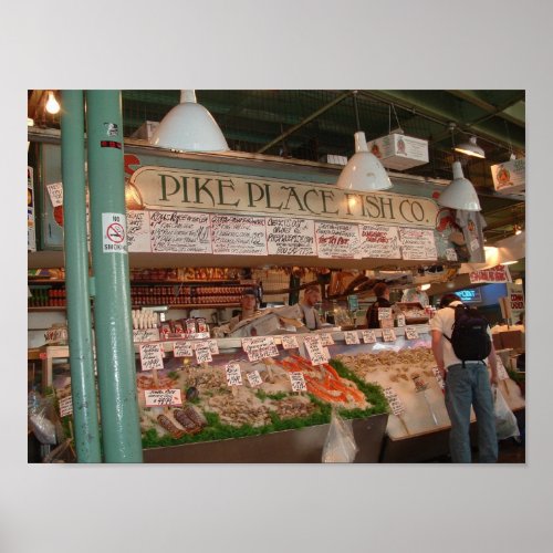 Pikes Place Poster