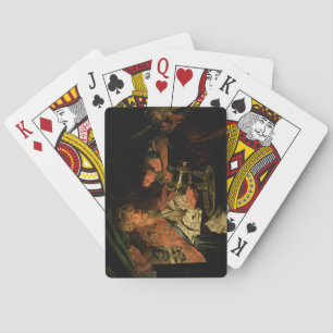 Pilate Washing his Hands (oil on canvas) Poker Cards