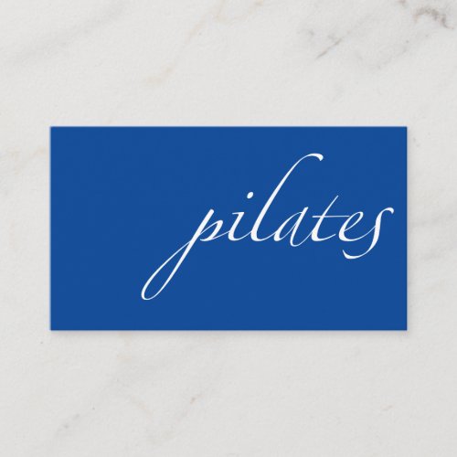 Pilates Business Card