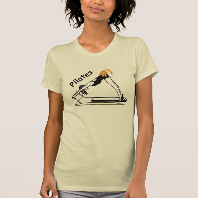 Pilates Cat T-Shirt (Front)