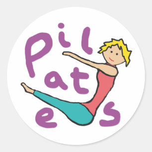 Pilates Classic Round Sticker