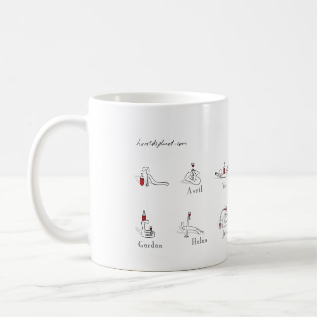 pilates coffee mug (Left)
