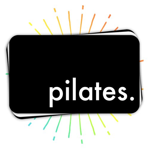 pilates color customizable business card