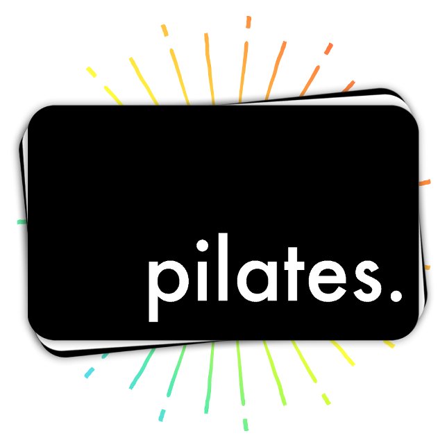 pilates. (color customizable) business card (Creator Uploaded)