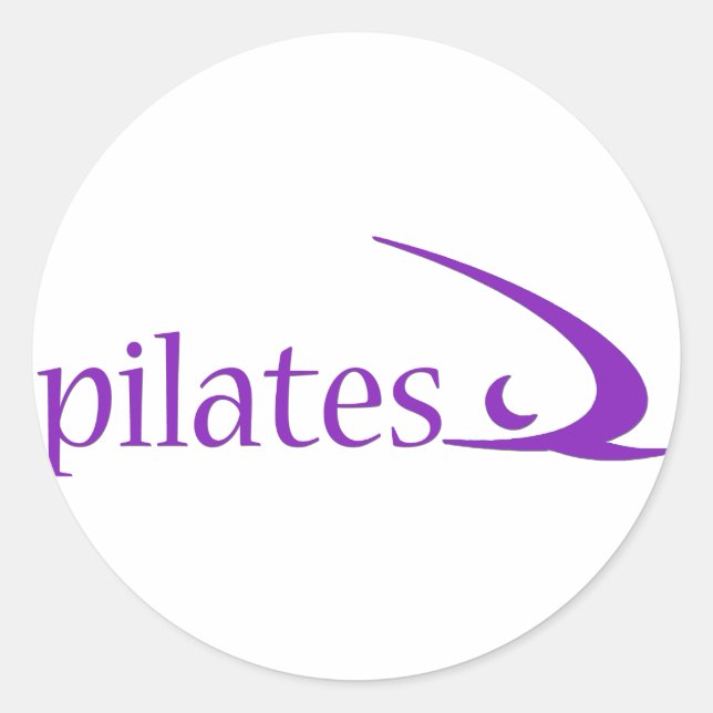 Pilates Design! Classic Round Sticker (Front)