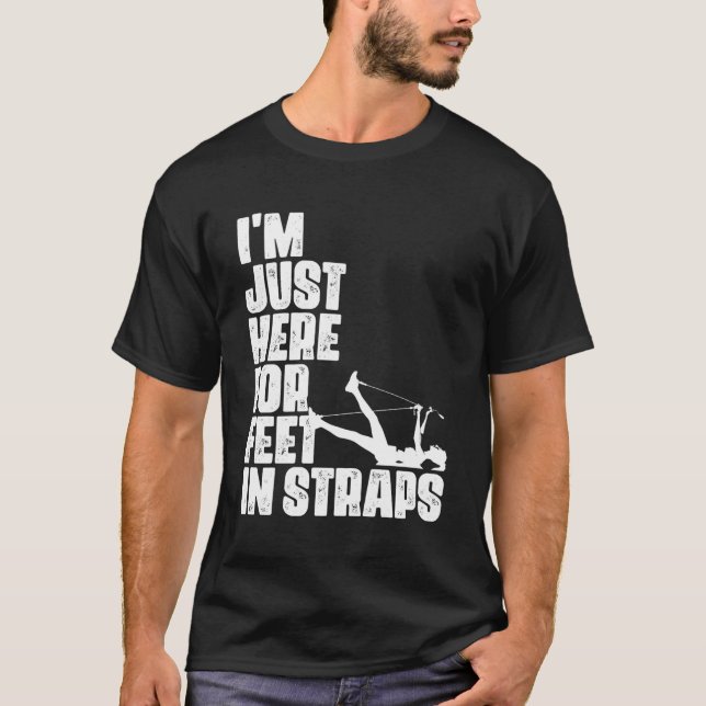 Pilates Exercise Health Workout Fitness Namaste Yo T-Shirt (Front)