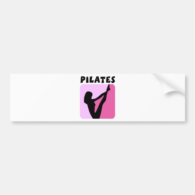 Pilates figure design! bumper sticker (Front)