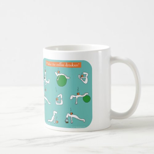 pilates for coffee lovers coffee mug