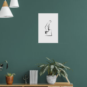 Pilates Frog Facing In Pose - Wunda Chair Poster