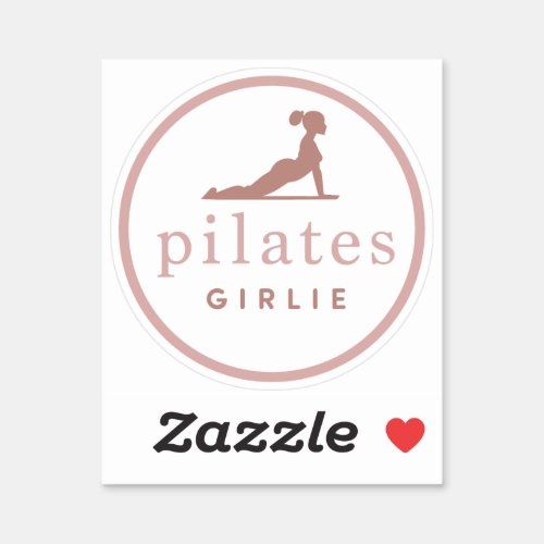 Pilates Girlie Sticker