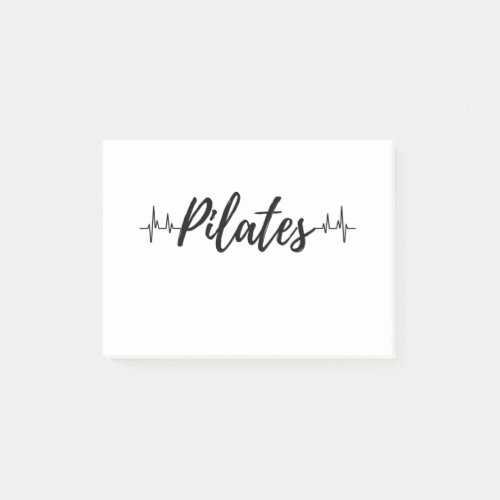 Pilates heartbeat post_it notes