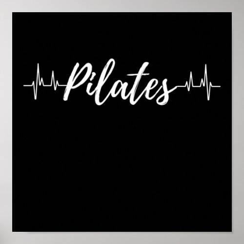Pilates heartbeat poster