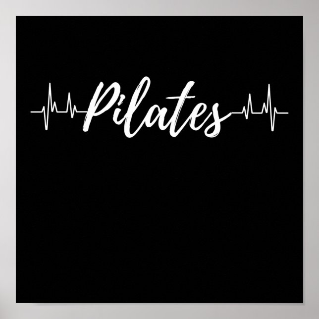 Pilates heartbeat poster (Front)