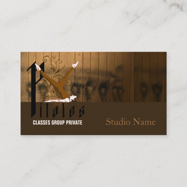 Pilates II - Business Card (Front)