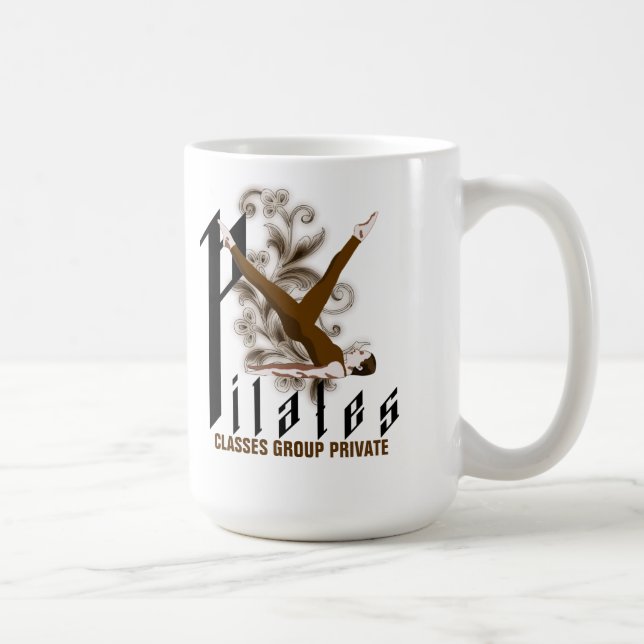 Pilates II - Coffee-, Tea Mug, Cup (Right)
