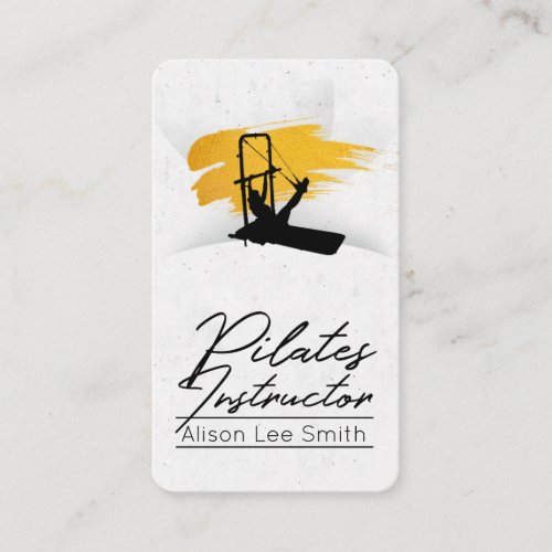 Pilates Instructor Business Card