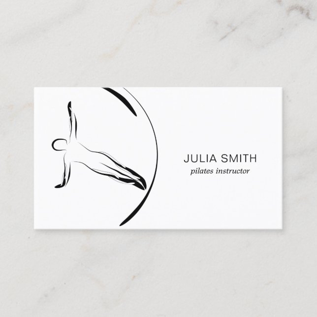 Pilates instructor business card (Front)