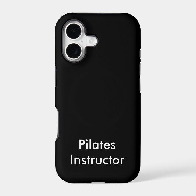 Pilates Instructor Iphone Case (Back)