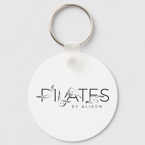 Pilates Instructor Pilates Letters  Classic  Keychain