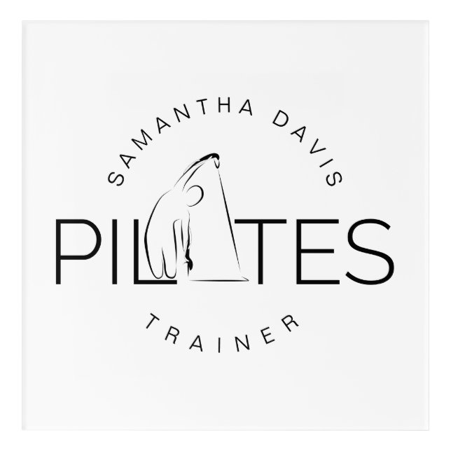 Pilates Instructor Pilates trainer  Acrylic Print (Front)